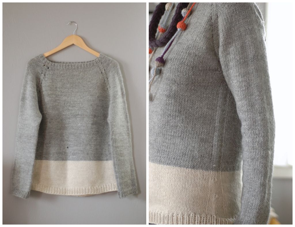 DIY Contrasting Raglan
  Sweatshirt
