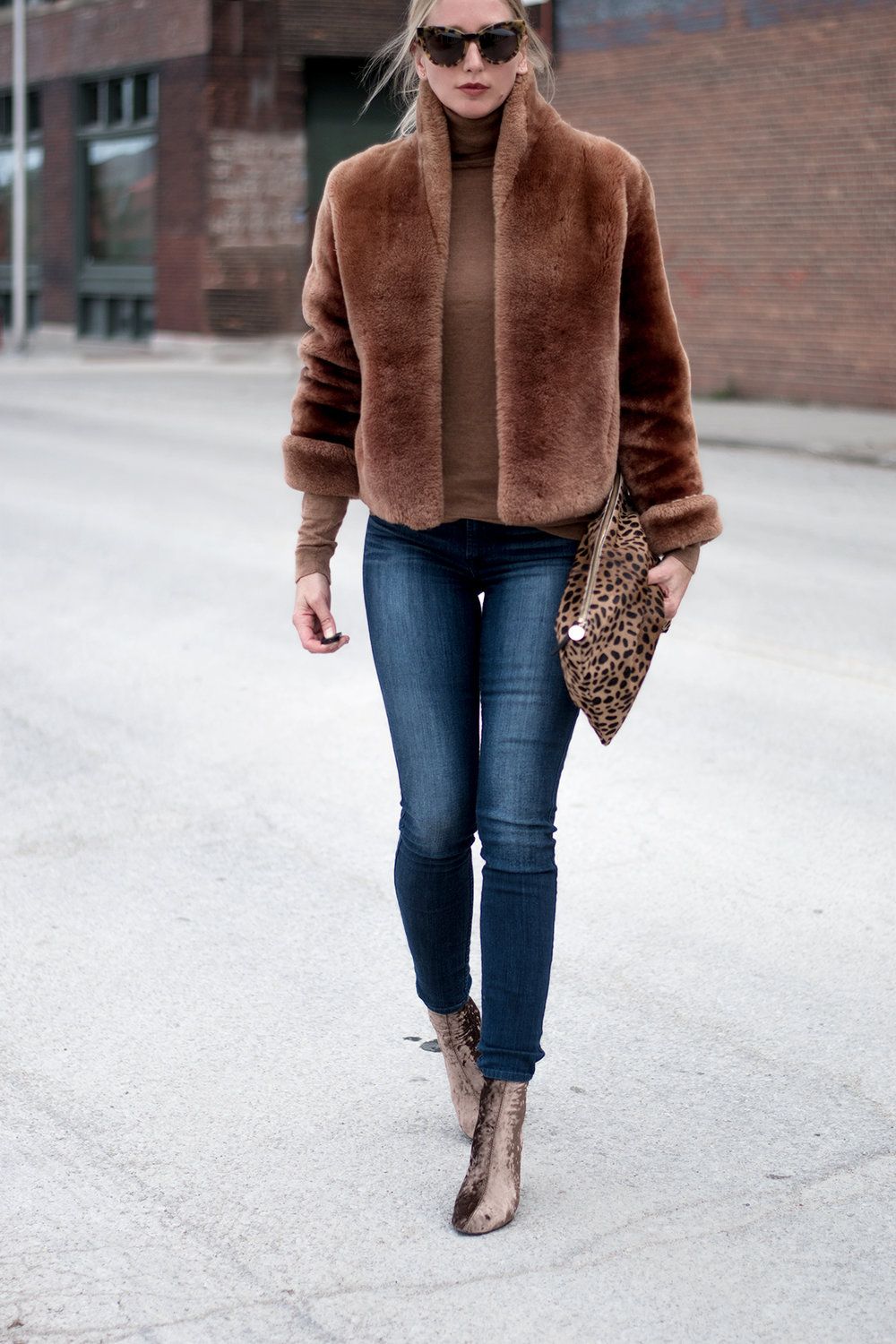 Faux Fur Coat for amazing
  looking