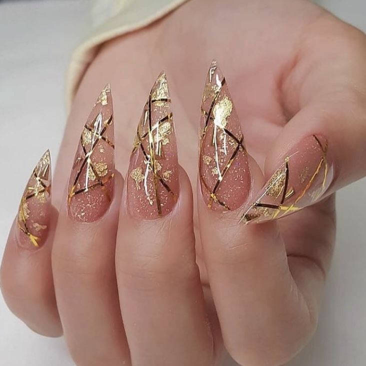 Gold Nail Design Ideas