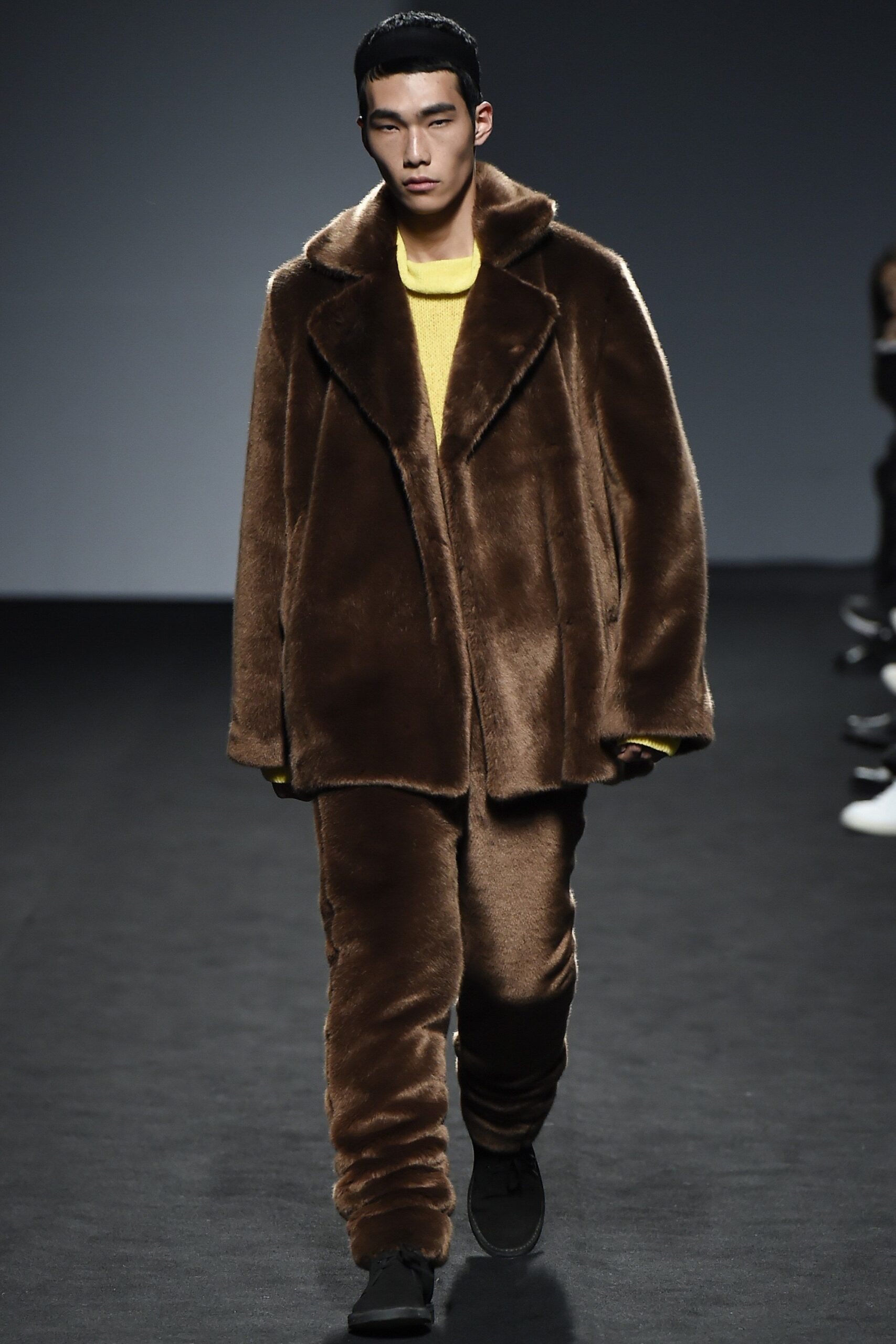 Men Outfits With A Fur Parka