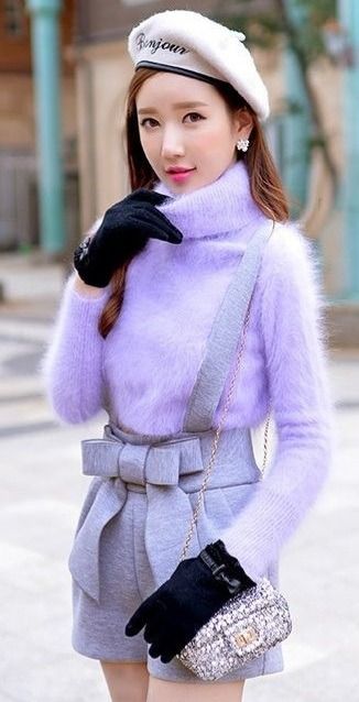 Outfits With Angora Sweater Or
  Cardigan