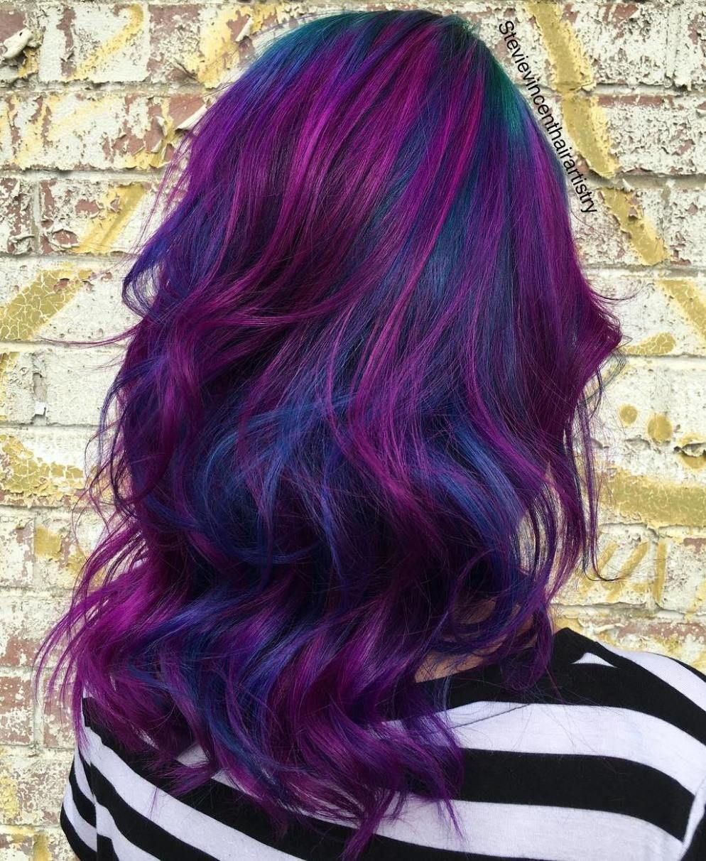 Purple Balayage Hair Ideas