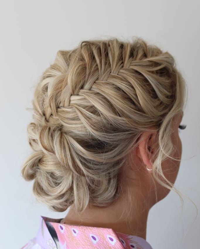 Braided Updo For Ladies