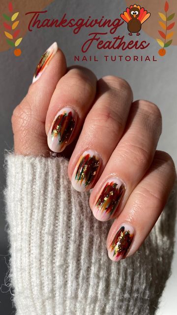 Artistic Brush Stroke Designs for Unique Abstract Manicures