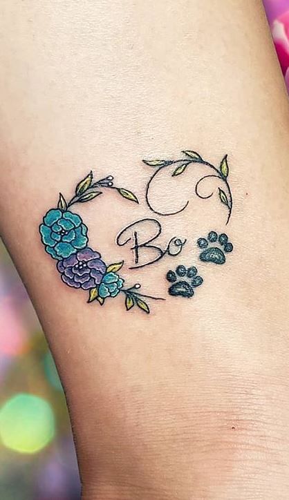 Paw-sitively Adorable: Creative Dog Tattoo Designs for Women