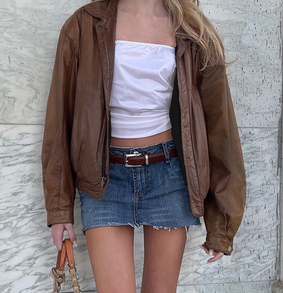 Best Fall Leather Jacket
  Outfits