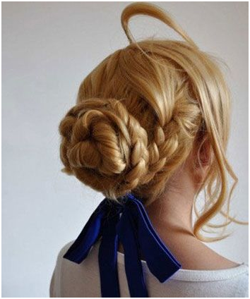 Braided Side Bun For Date
  Nights