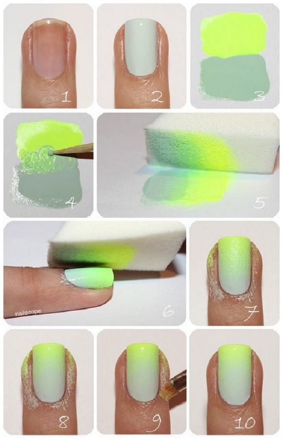 Color-Blocking Nail Design