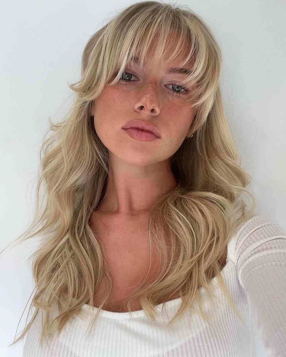 Hairstyle with Bangs
