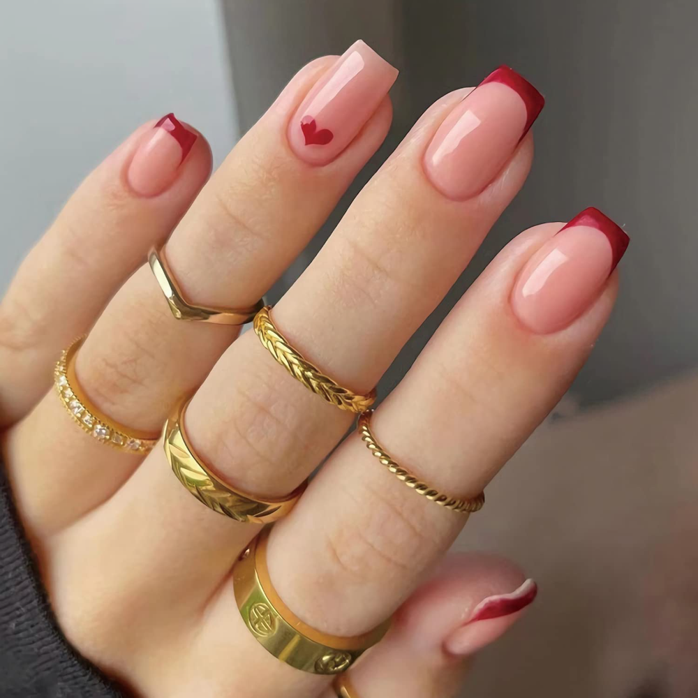 Heart Nail Designs For
  Valentine’s Day