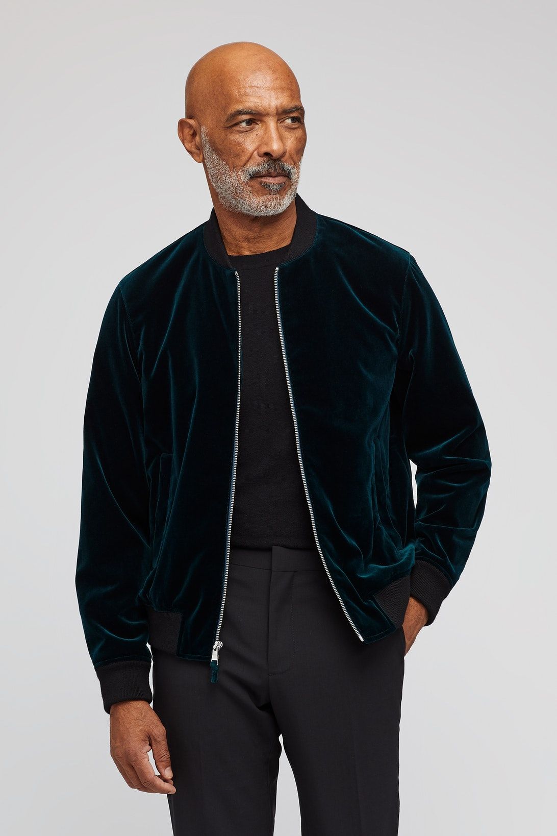 Men Outfits With Velvet Bomber
  Jackets