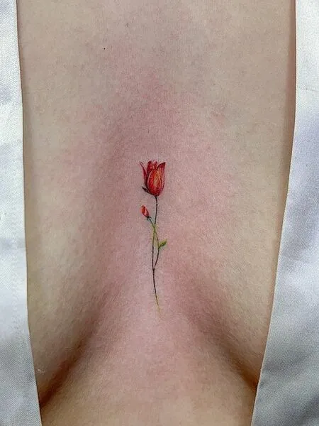 Tulip Tattoo Ideas For Women