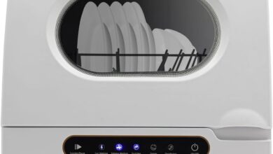 Effortless Cleaning Our Experience With The 1200w Countertop Dishwasher