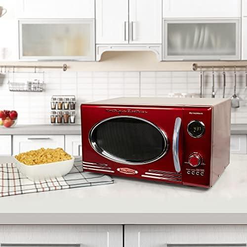 Retro Cooking Duo: Our Experience with Nostalgia's Microwave & Toaster