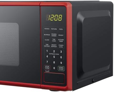 Efficient & Stylish: Our Review of the 0.7 Cu. Ft. Red Microwave