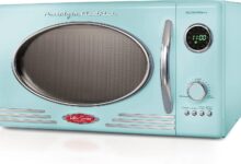 Exploring the Unknown1 Retro Microwave: A Stylish Kitchen Companion
