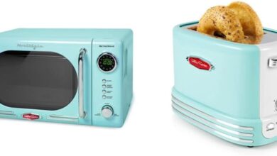 Retro Vibes for Our Kitchen: Review of Nostalgia Microwave & Toaster