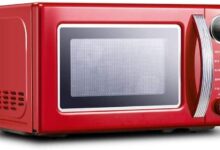 Discovering Retro Charm: Our Thoughts on the Stylish Countertop Microwave