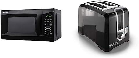 Testing Kitchen Essentials: Emerson Microwave & BLACK+DECKER Toaster