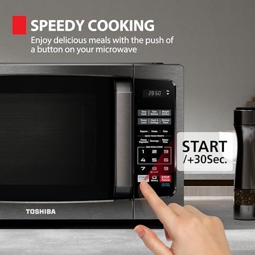 Discovering TOSHIBA's Compact Microwave: Our Kitchen gem!