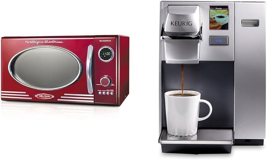Reviving Retro: Our Take on Microwave & Coffee Maker Duo