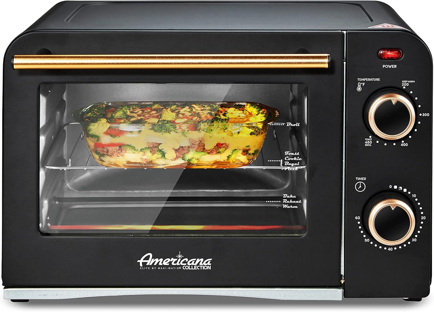 Why We Love the Elite Gourmet Vintage 50's retro Toaster Oven