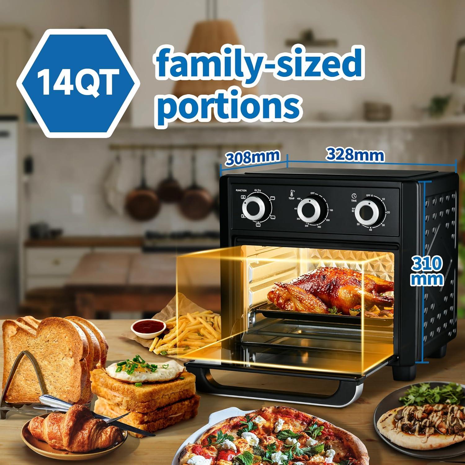 why We're Loving This 6-in-1 Air Fryer Toaster Oven