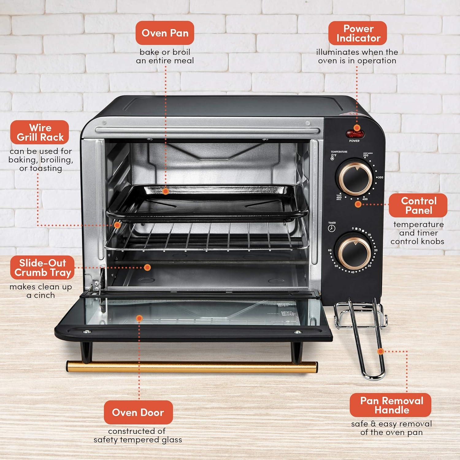 Why We Love the Elite Gourmet Vintage 50's Retro Toaster Oven