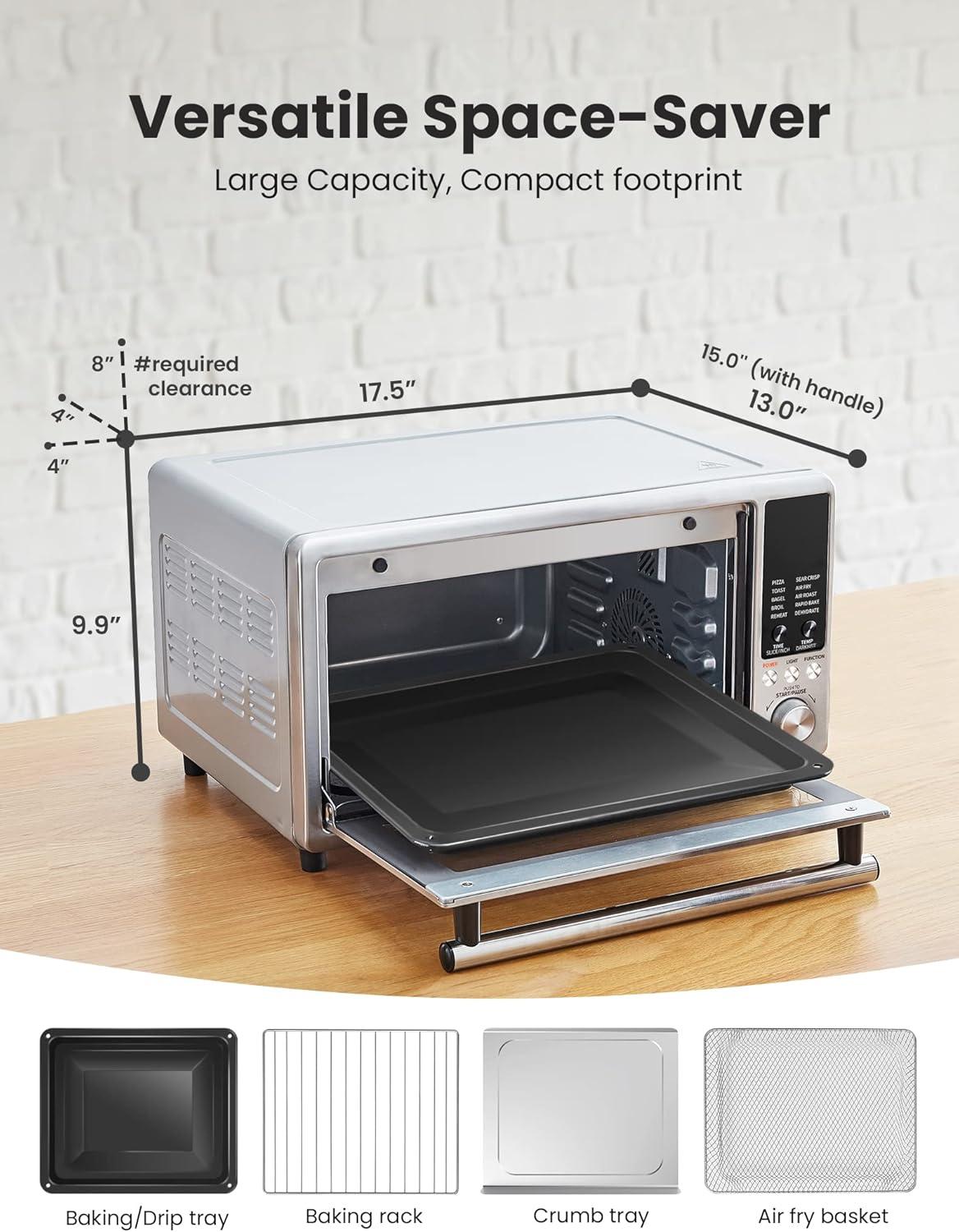 Our Take on the COMFEE' Toaster Oven Air Fryer: fast, Crisp, and Spacious