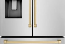 Why We Love the ZLINE Autograph 36 in. Champagne Bronze Fridge