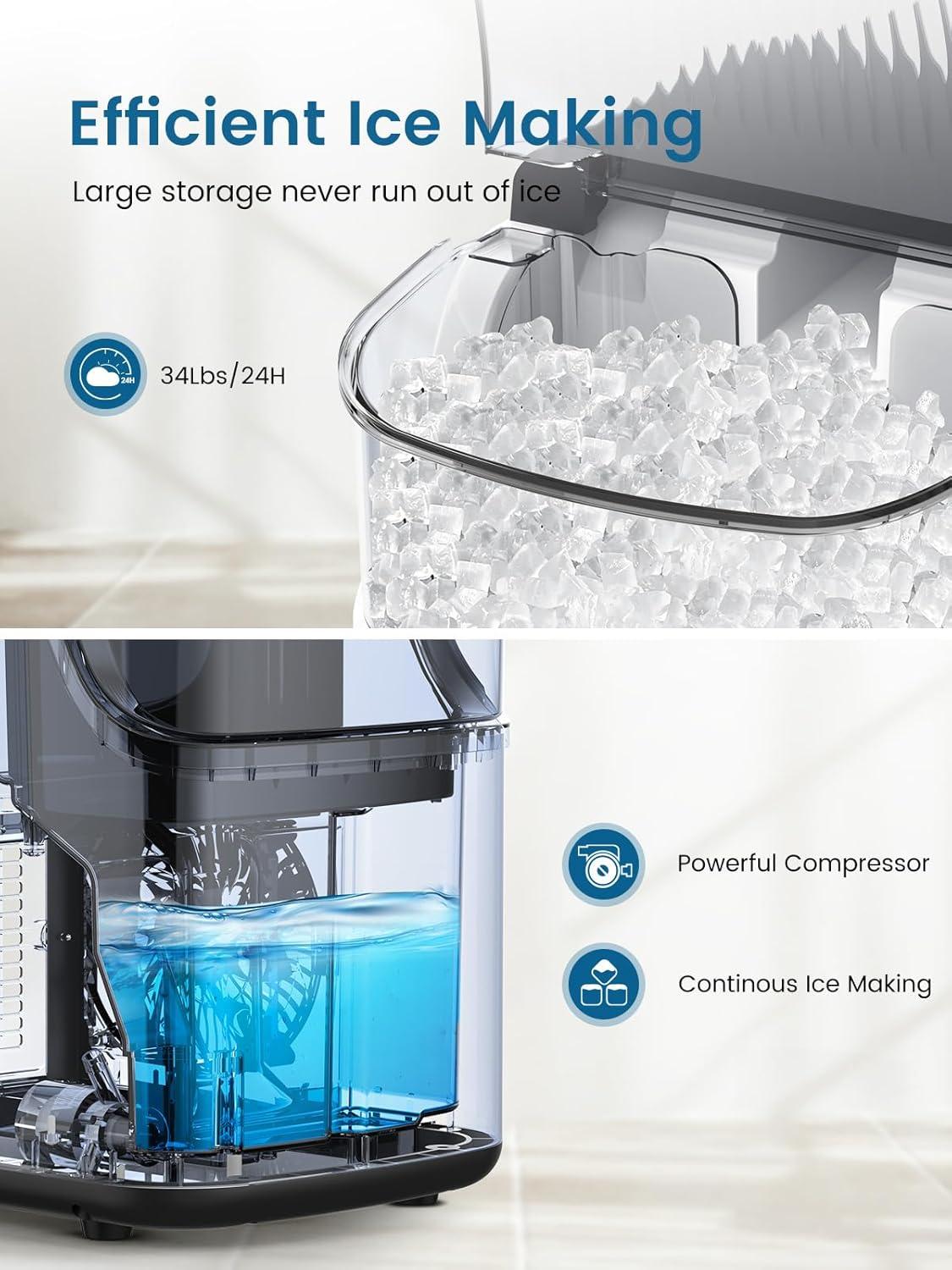 Our Honest take: COWSAR Nugget Ice ⁣maker's Hits and Misses