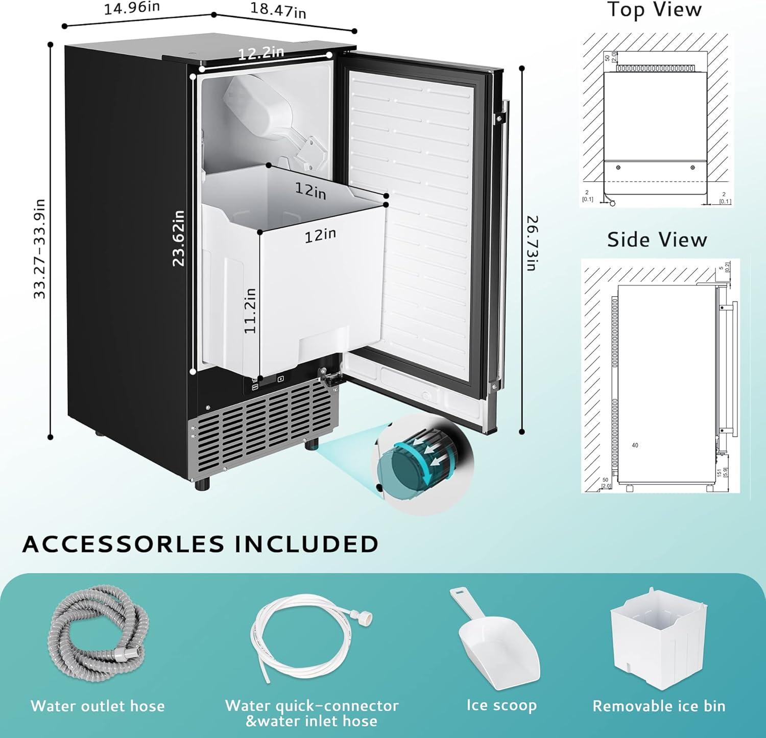 How ‌We ⁣Tested the EUHOMY Under Counter Ice Maker's‍ Chill