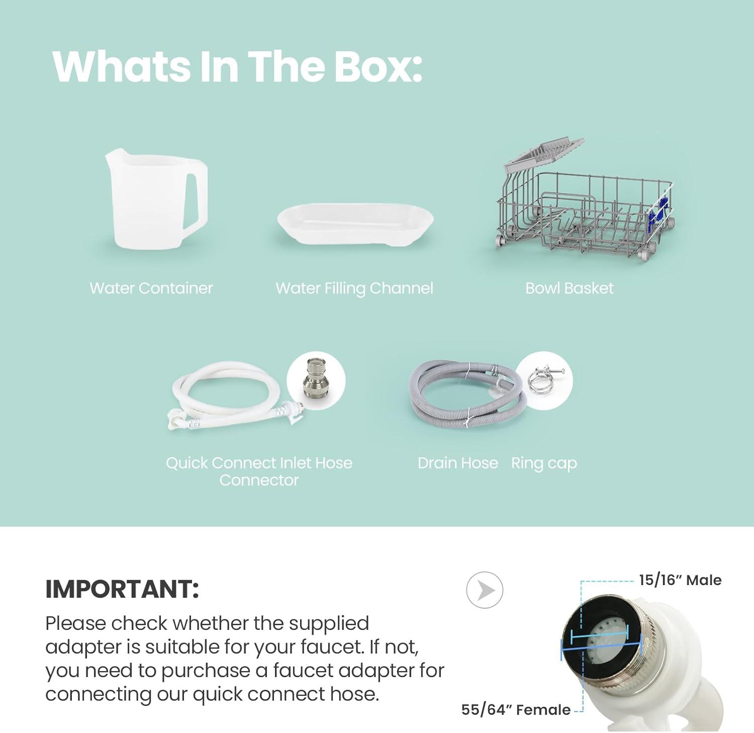 Why We love⁢ the COMFEE' Portable Mini Dishwasher for Small Spaces