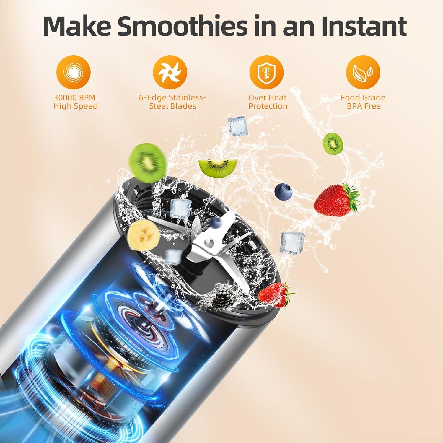 Powerful & Portable: Our Take on⁤ the 1300W Smoothie Blender