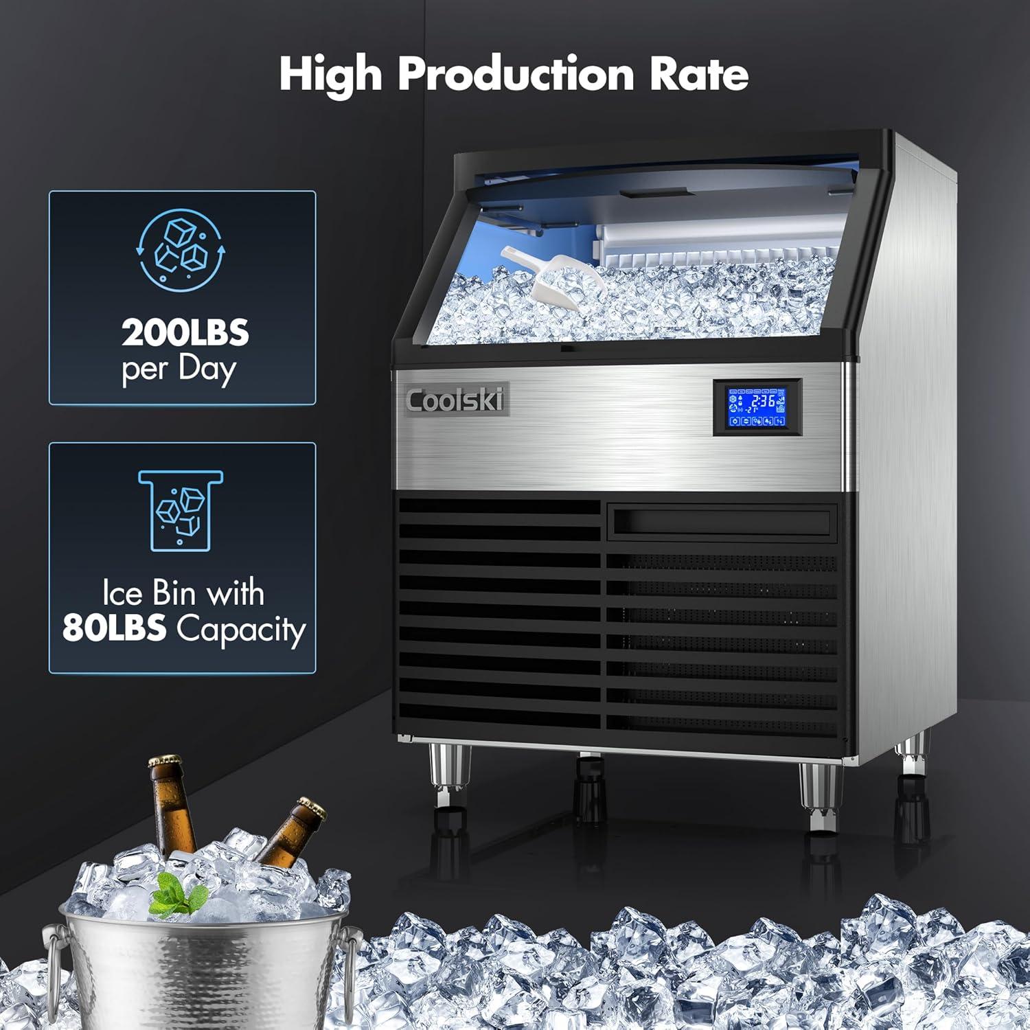 our Take on the Commercial 200LB Under-Counter Ice Maker's Performance