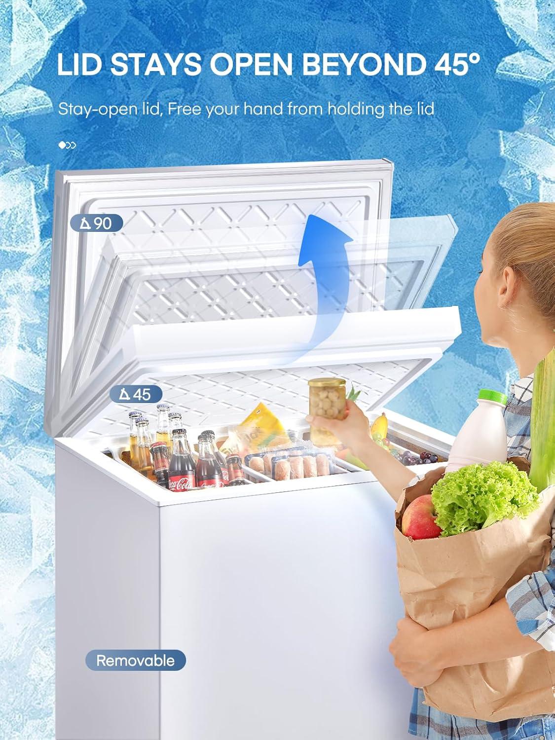 Our Take on ‍the FOHERE 7 Cu.Ft Chest Freezer: Quiet & Compact