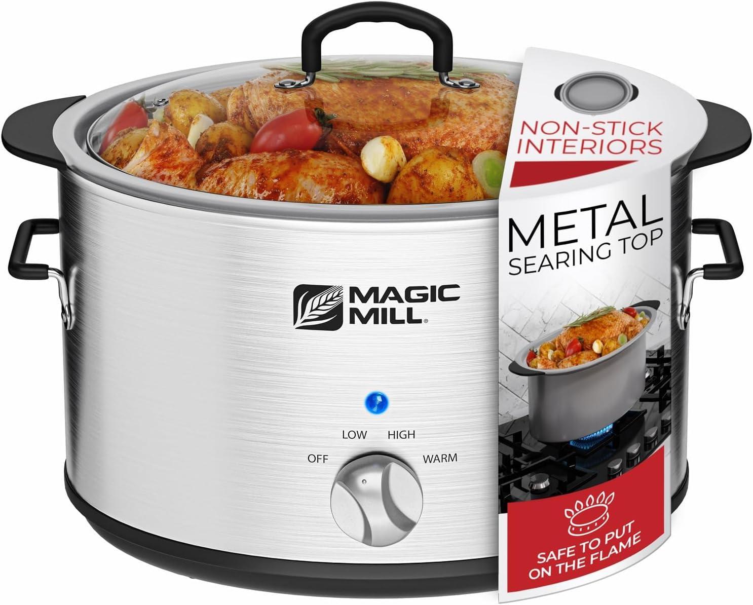 Magic Mill 10-Quart Slow Cooker Review: Big, Light‍ & Practical