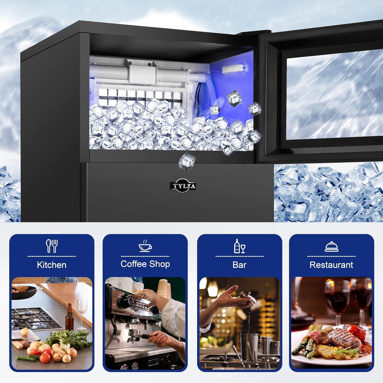 Our Take on the TYLZA 165 LBS Commercial Ice Maker: Efficient & Compact
