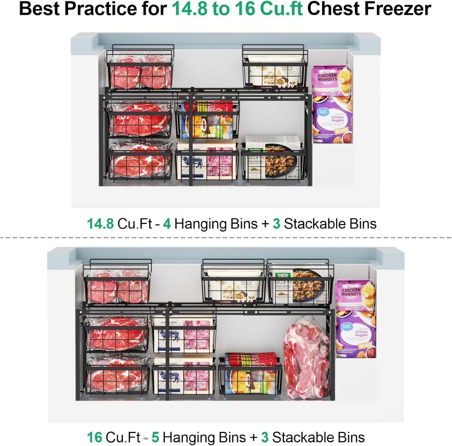 How We Organized ⁢Our Chest freezer with ‌iSPECLE's System