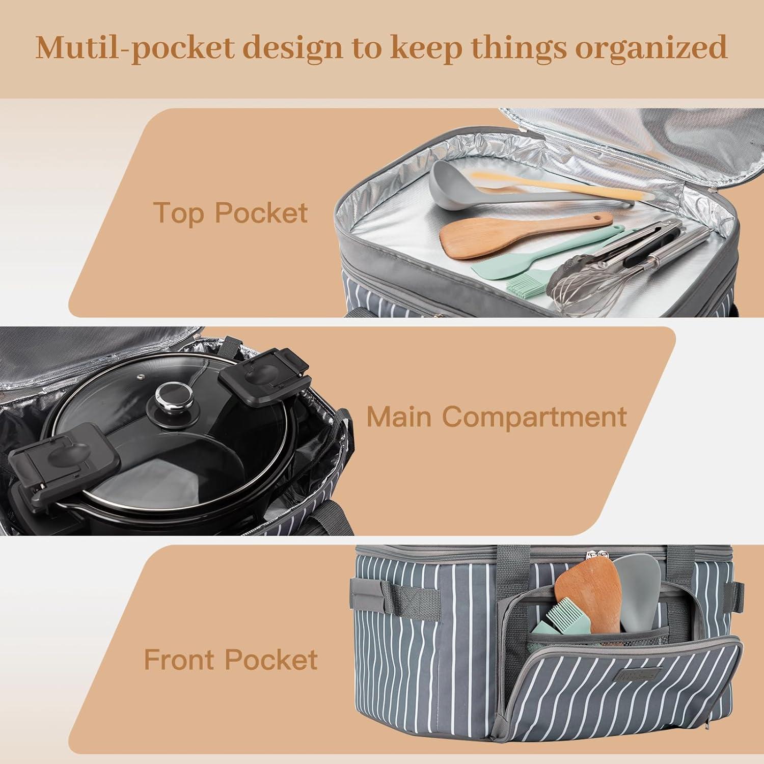 Keeping It Warm and Secure: Our Take on Fun ‌Elements' Slow Cooker Bag