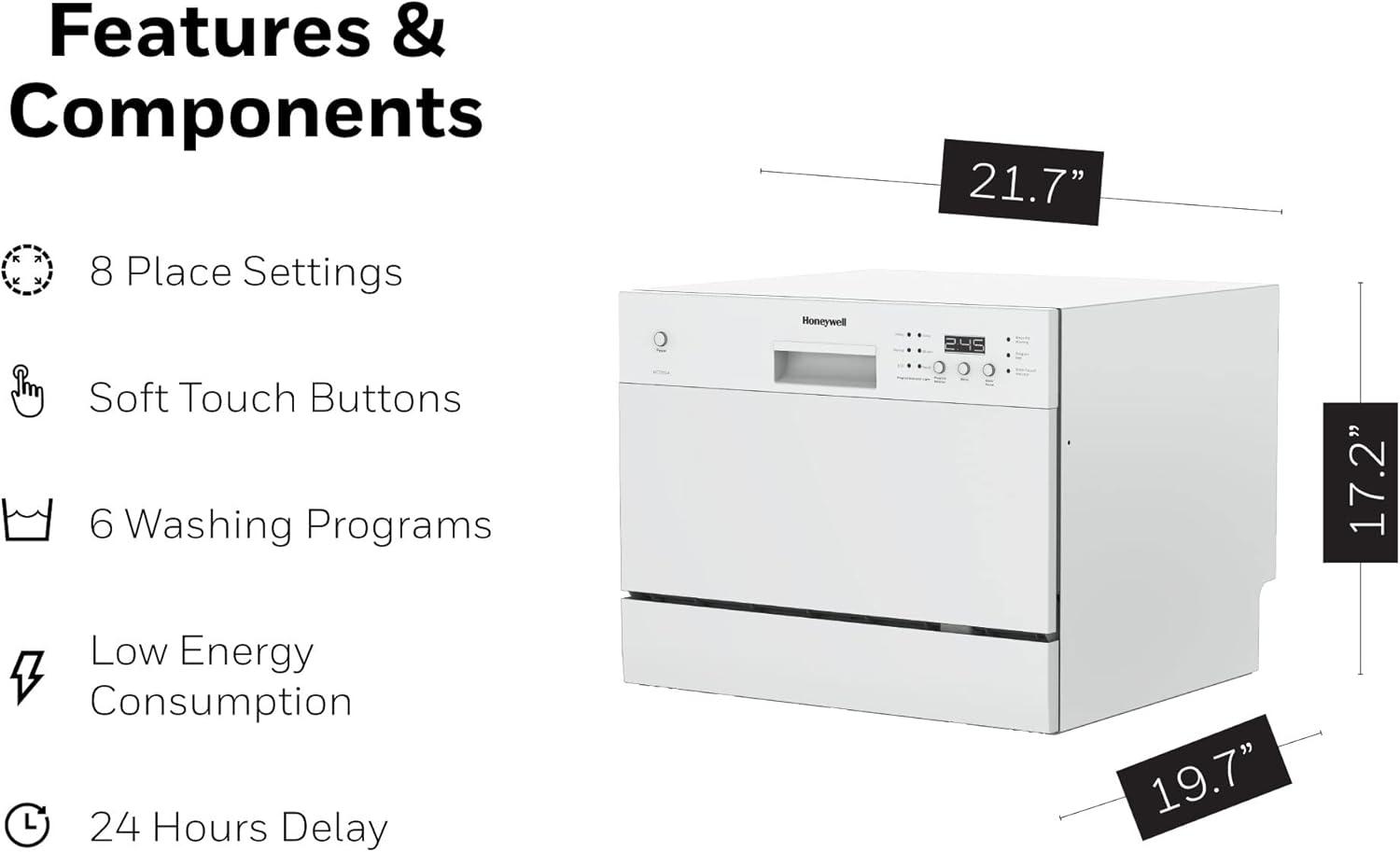Our Take on‌ the Honeywell Countertop Dishwasher: Compact & Efficient