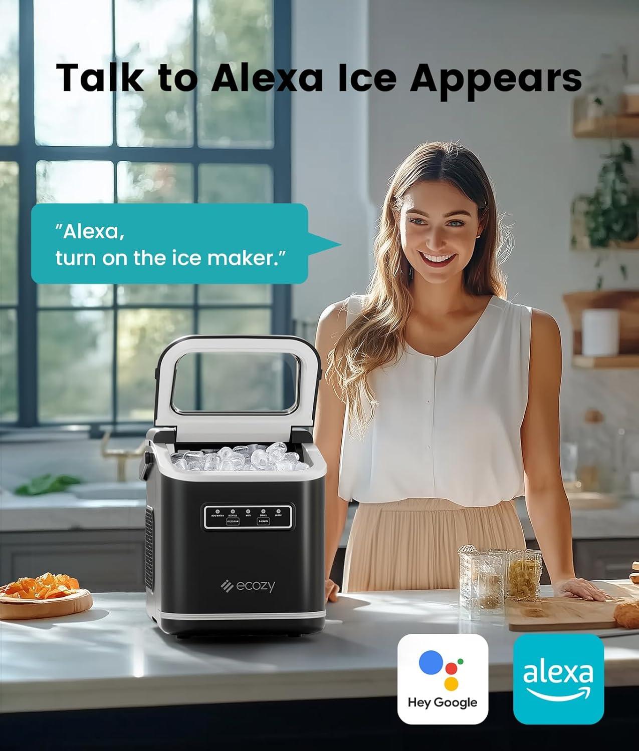 how We Made Ice Effortless with Ecozy's⁣ Smart Ice Maker