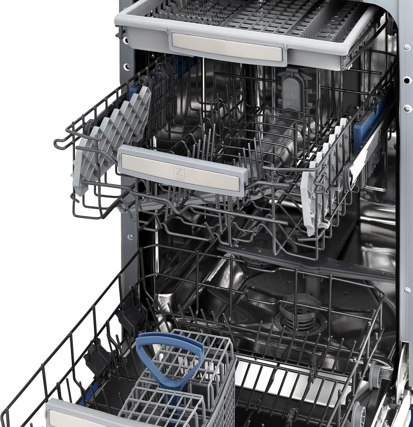 Why We Love the ZLINE Tallac Dishwasher's Sleek Blue Gloss Design