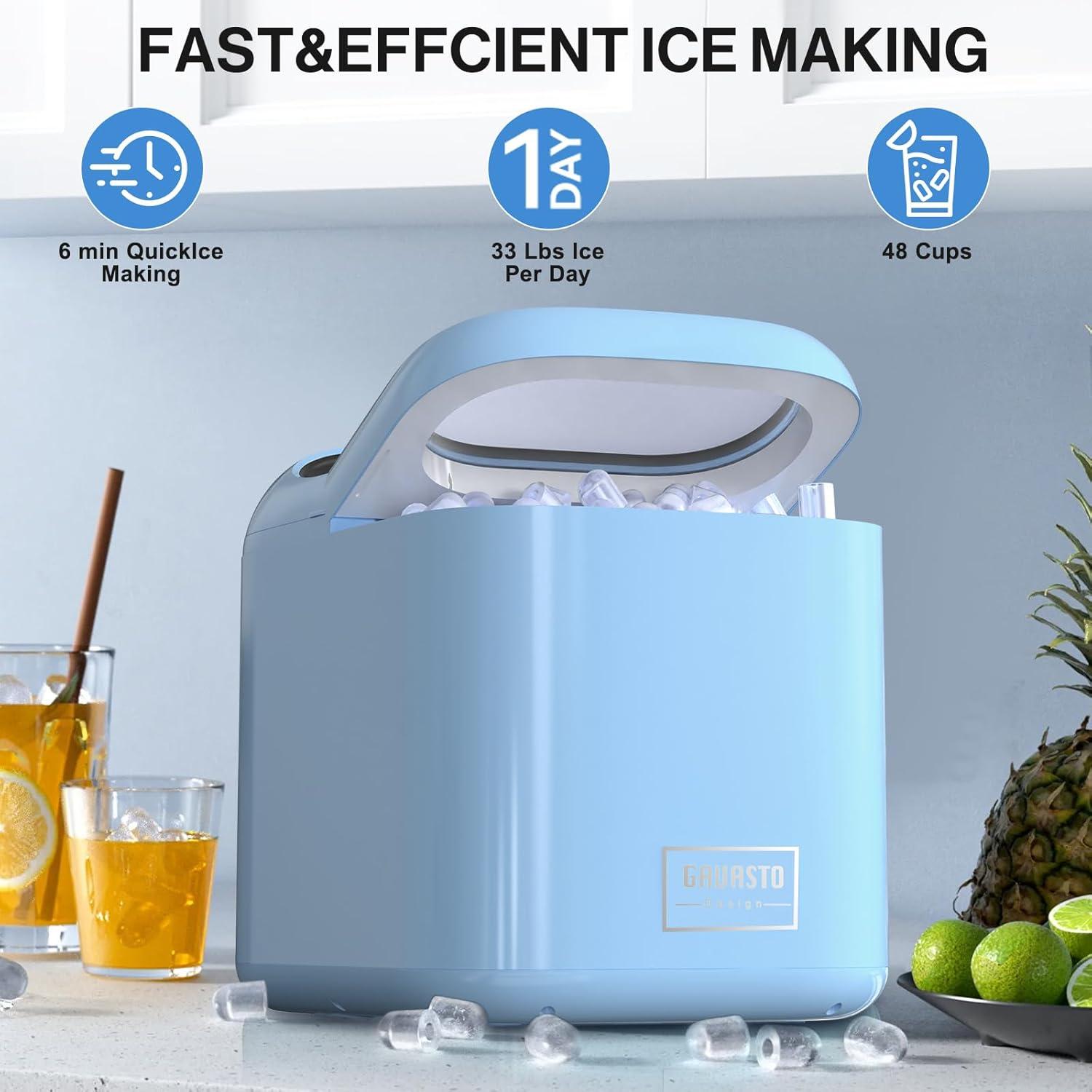 Our Honest Take on the Gavasto Ice Maker: Speed, Design &‍ More