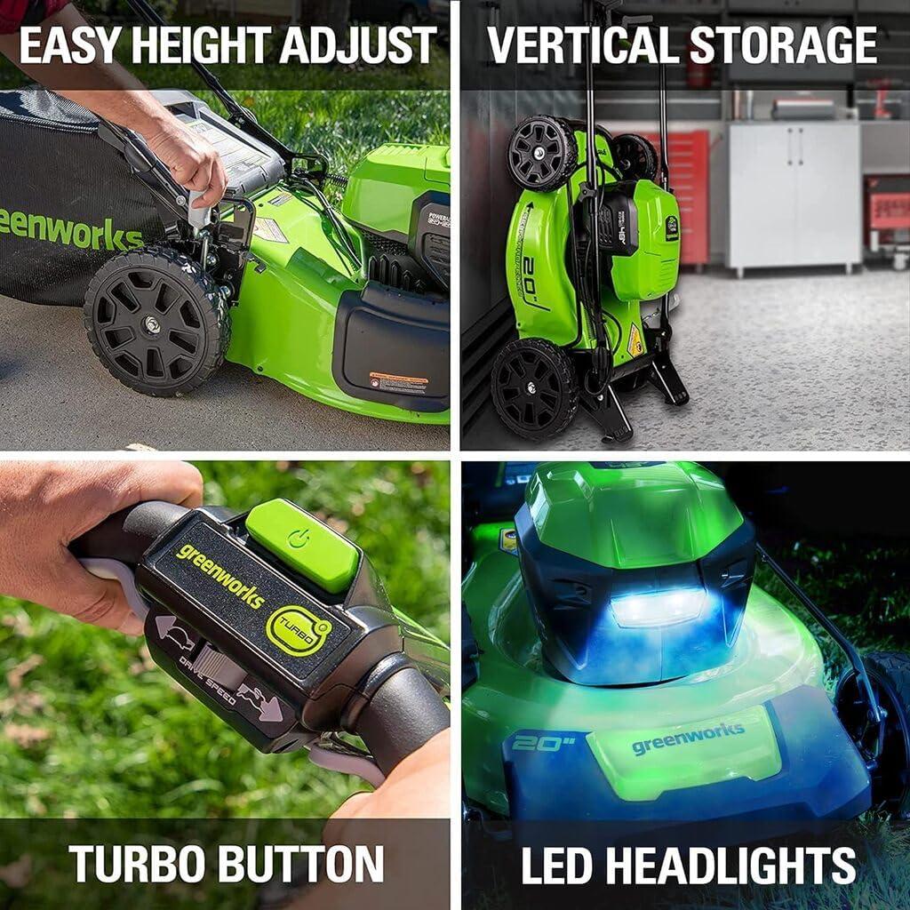 Our Take on the Efficient ⁣Cordless Mower with LED & Dual Batteries