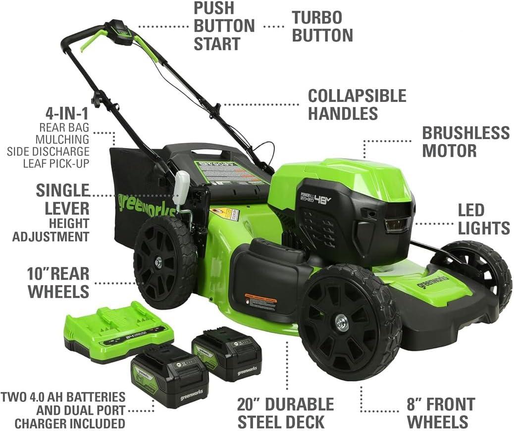Our Take on the Efficient Cordless Mower with LED & Dual ⁣Batteries