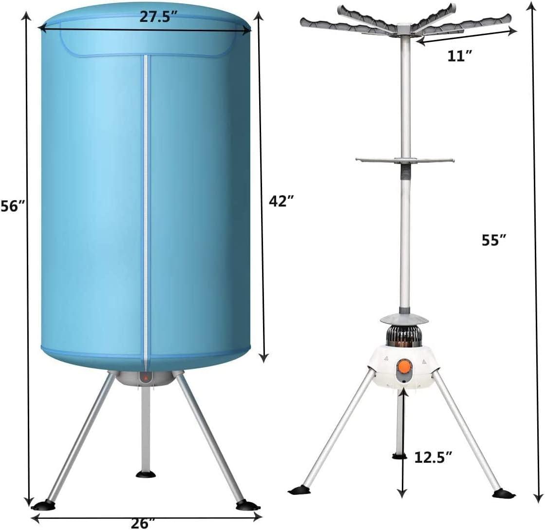 How We Tackle Laundry Days‌ with COSTWAY's Portable Hot‌ Dryer
