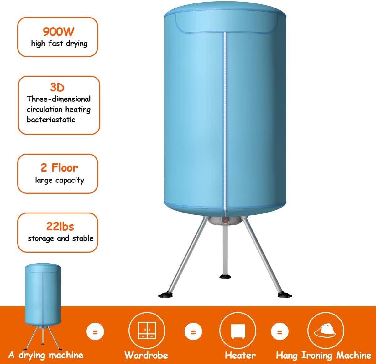 How We Tackle Laundry‍ Days with COSTWAY's Portable Hot dryer