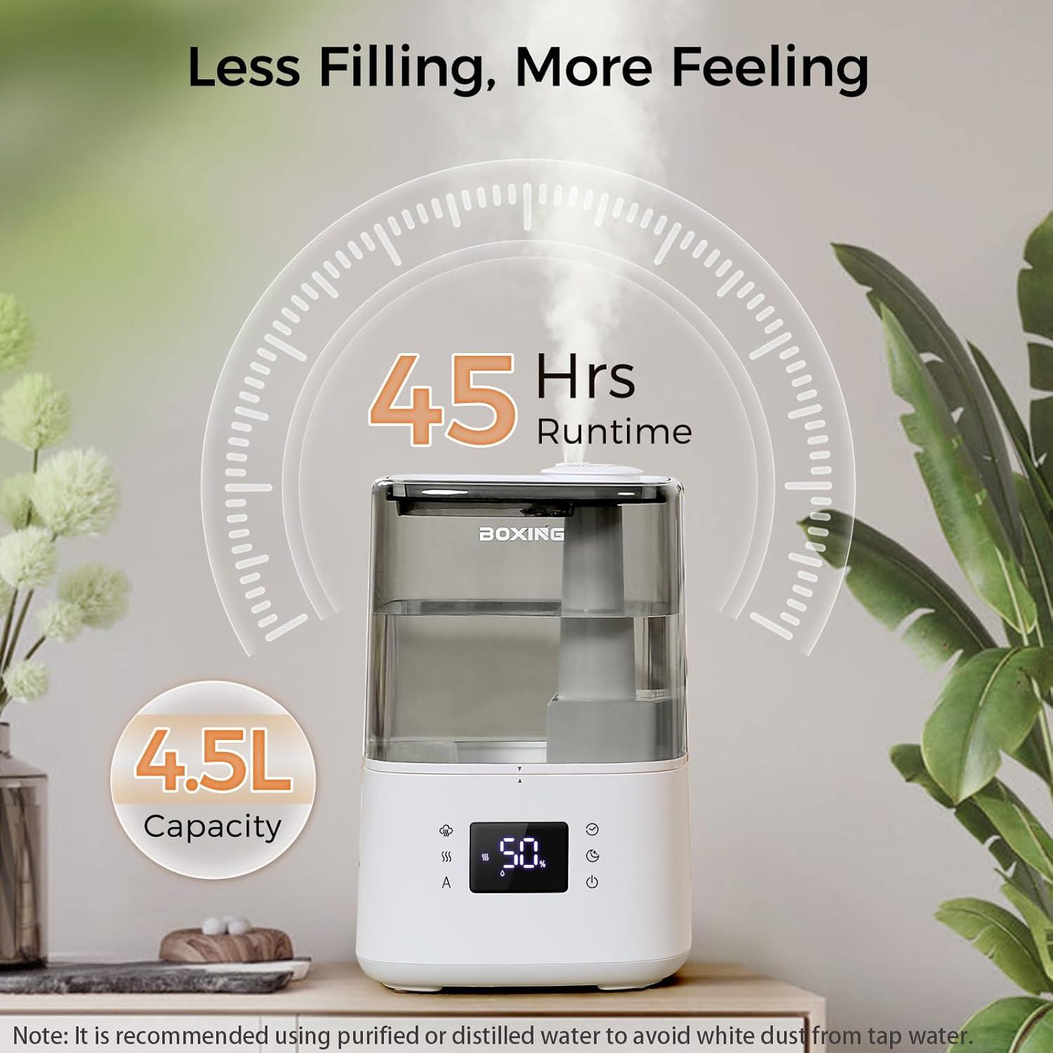 our Honest Take: BOXING Warm & Cool ‌Mist Humidifier for Large Rooms