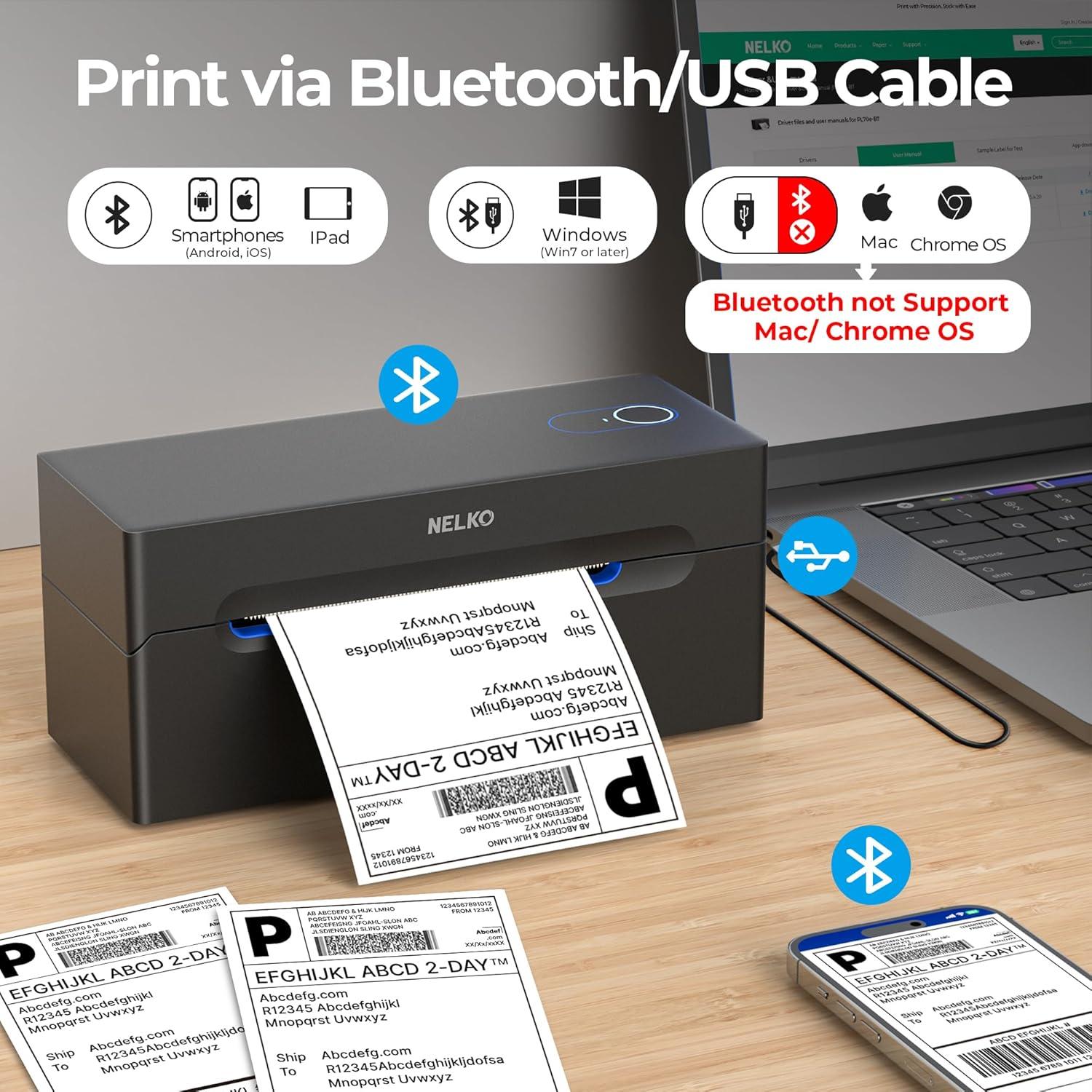 Our Take on the Nelko bluetooth Thermal Label Printer: Fast & Flexible